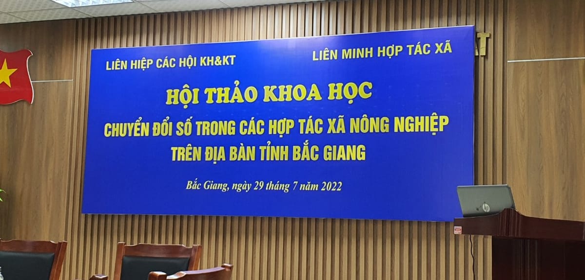 Hội thảo khoa học: Chuyển đổi số trong các hợp tác xã nông nghiệp trên địa bàn tỉnh Bắc Giang